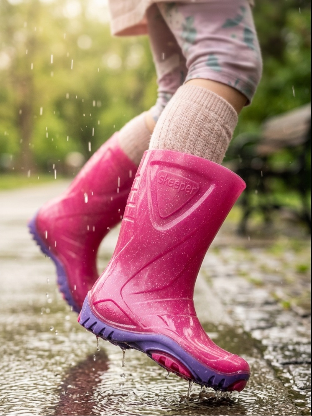 🌷 NWOT🌷 Skeeper girl’s rain boots